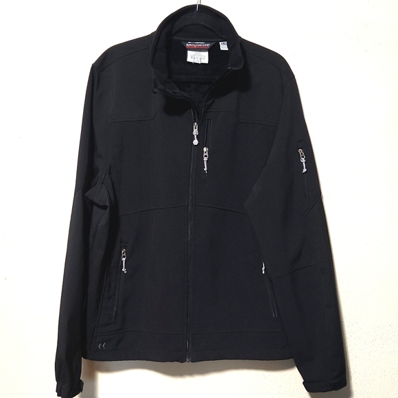 Black Diamond Double Diamond Men's Black Zip Up Jacket Size XL EUC - Picture 4 of 14